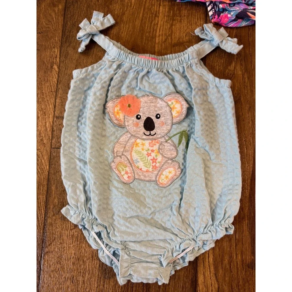 Carters Baby Girl Clothes Lot 3 Months Dress Rompers Outfits Summer Bundle Koala